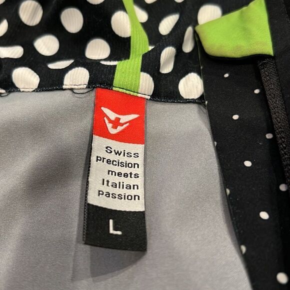 Cuore
cycling running light weight hoodie jacket GUC size L black lime green - Picture 5 of 8